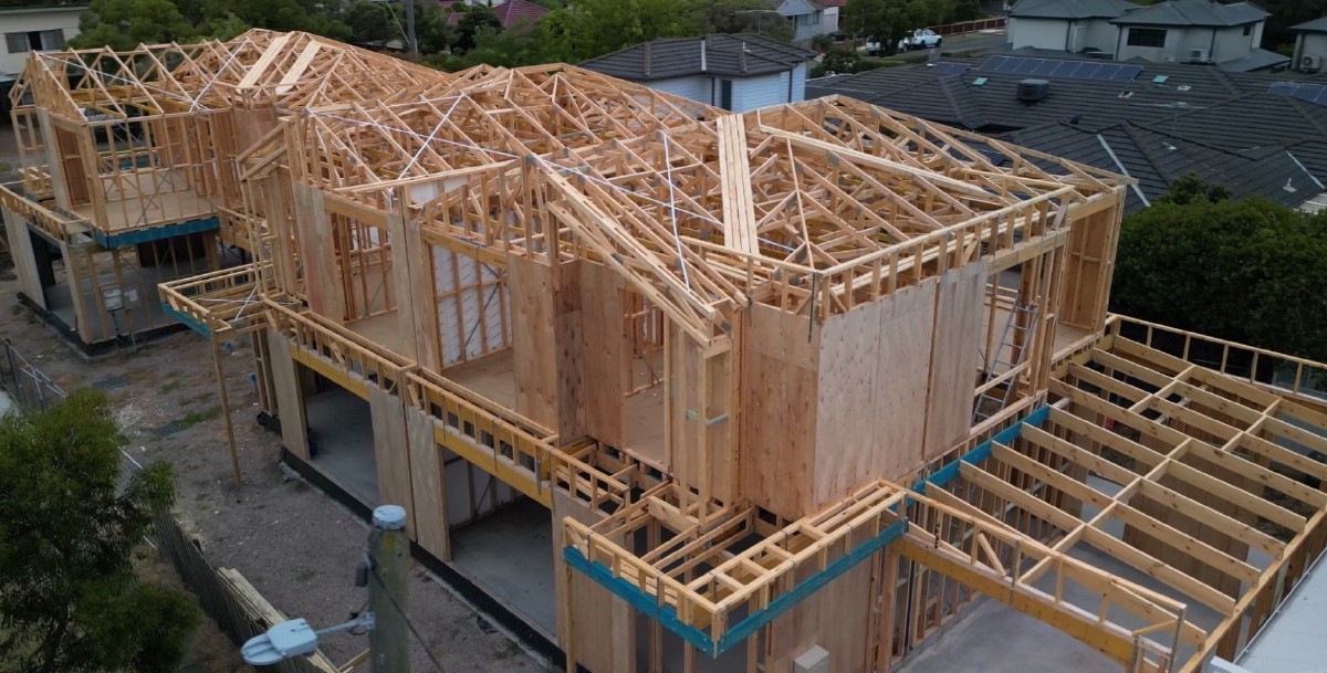 Completed House Frame