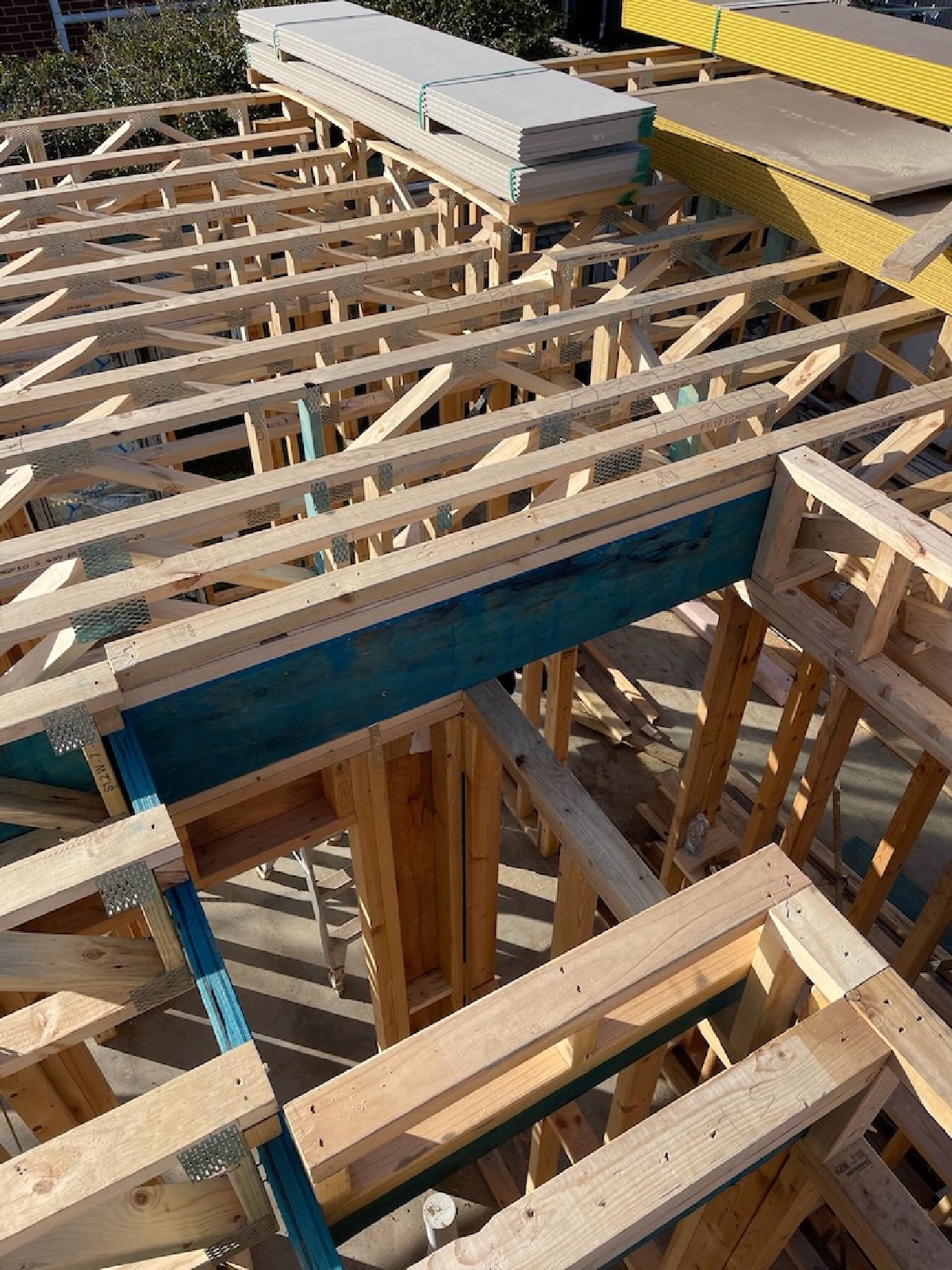 Internal framing set out