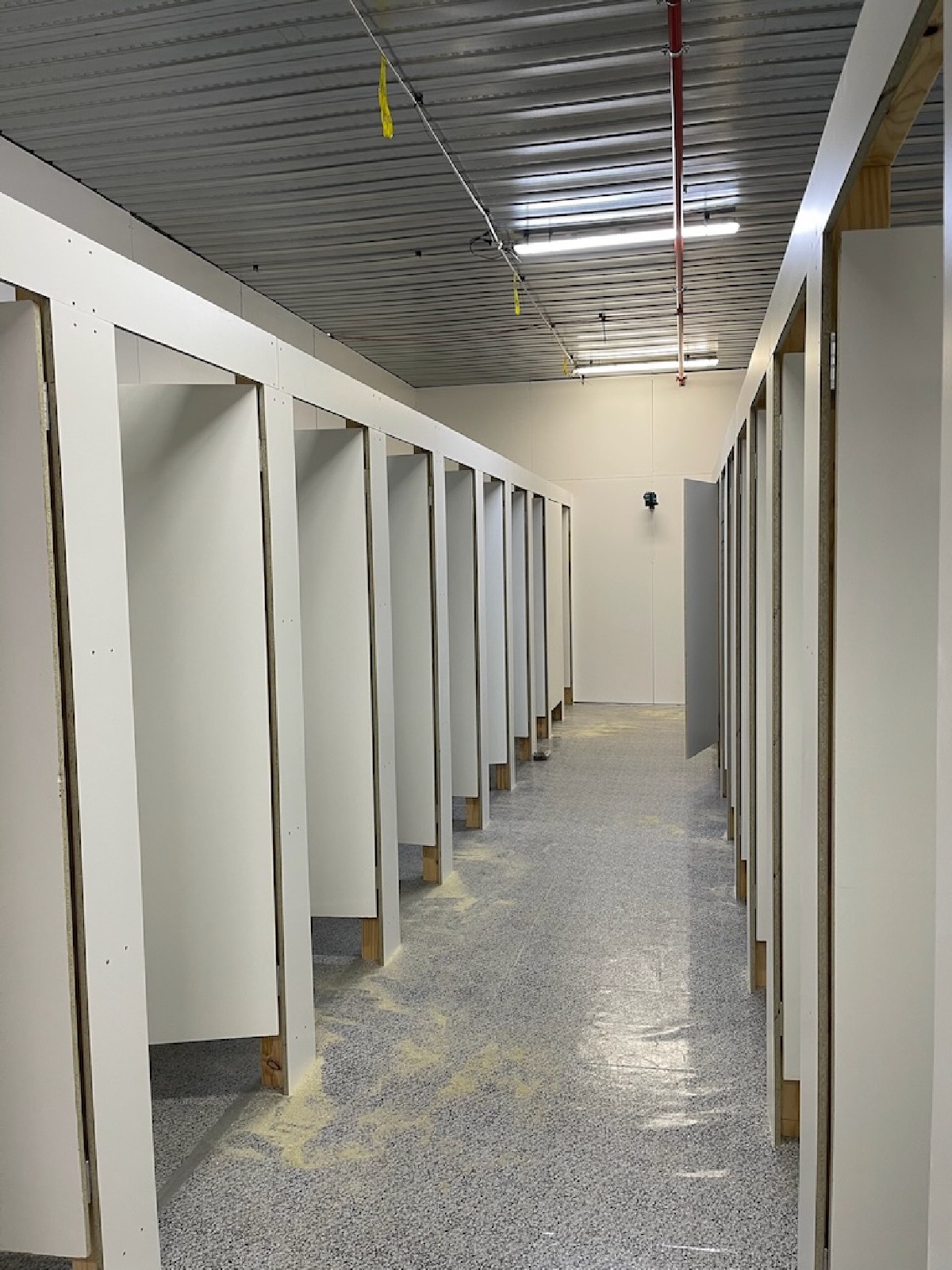 Internal cubicle layout