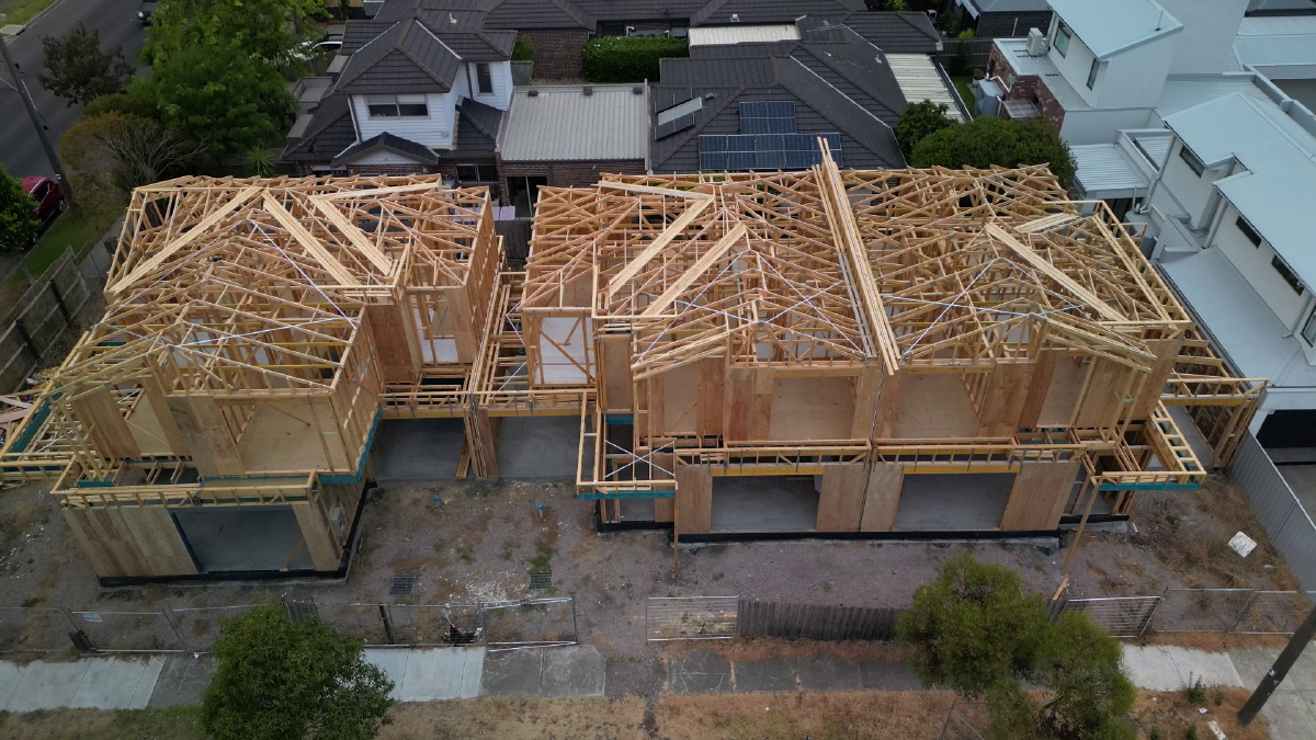 Completed House Frame